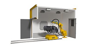 Der Blastman Compact Robot