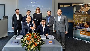 BASF Coatings und NIO kooperieren