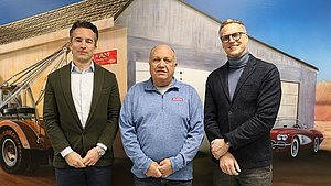 In Minnesota Florian Kaiser, Knud Jorgensen und Carlos Wolf