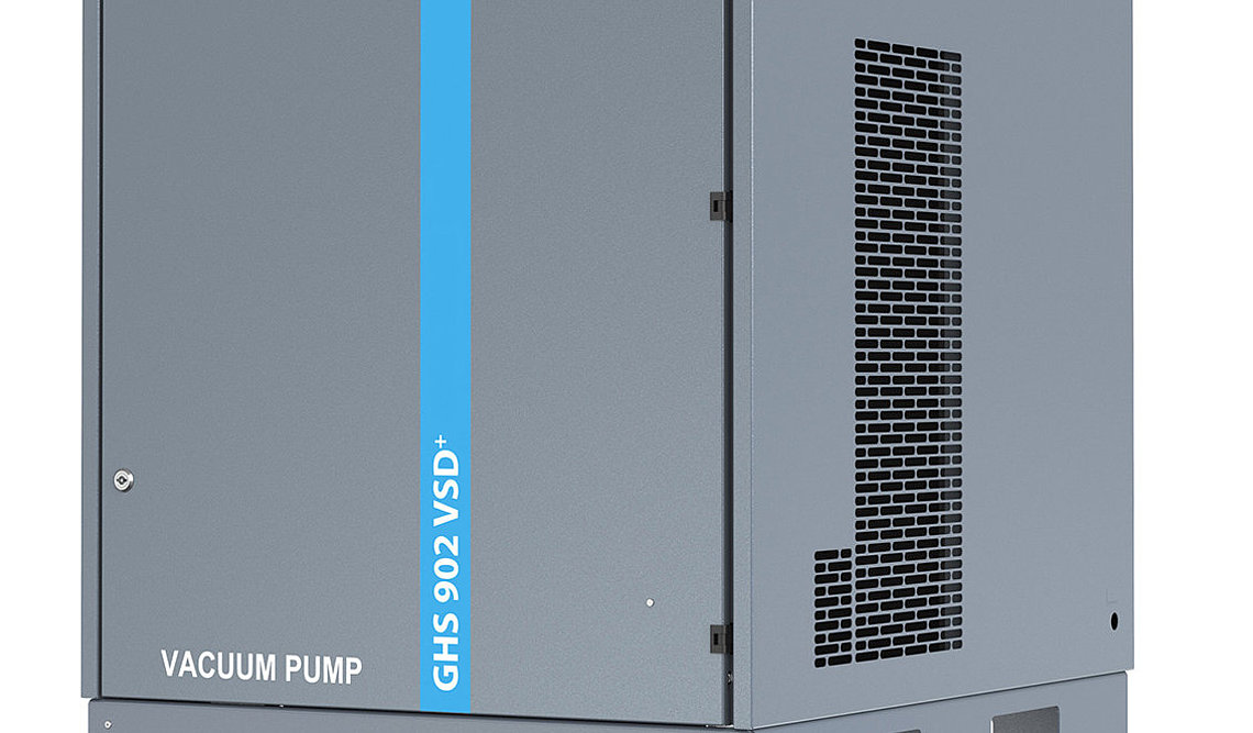 Die Schrauben-Vakuumpumpen GHS 402–902 VSD⁺ sind in vier Baugrößen erhältlich. 