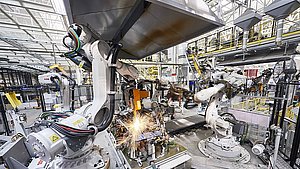 Produktionsanlagen für Elektrofahrzeuge von Renault