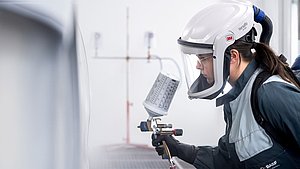 Glasurit 100 von BASF in der Anwendung