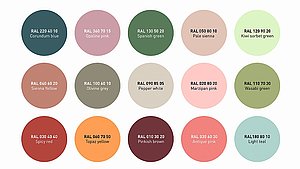 RAL-Farbpalette