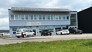 Gebäude der Rieger Metallveredlung GmbH, Mitglied im Klimabündnis Baden-Württemberg