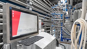 Produktion mit moderner Produktionssteuerung