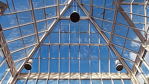 Aluminiumkonstruktion am Bau