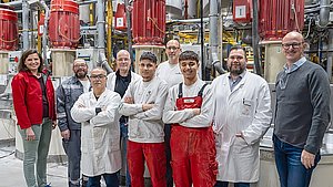 Hesse-Team freut sich über Nachhaltigkeit