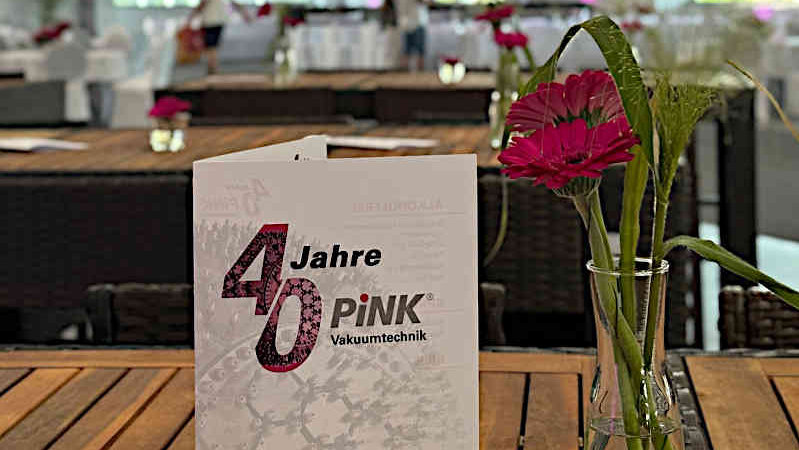 40 Jahre Pink Vakuumtechnik – für das Wertheimer Unternehmen Anlass genug für eine große Feier.