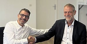 Paulo Afonso, CEO von Sema & Claus Nørgaard, CEO der Caldan Group