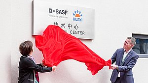 Eröffnung technisches Zentrum BASF Shanghai Coatings 