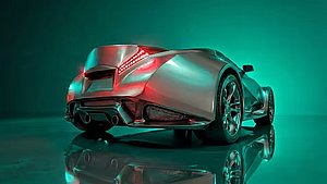 Futuristisches Auto