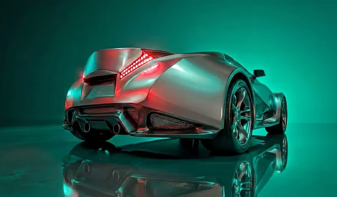 Futuristisches Auto