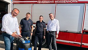 Nilfisk spendet Reinigungsequipment an die Feuerwehr