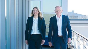 Technotrans Geschäftsführung Michael Finger, CEO, Natascha Sander, CFO