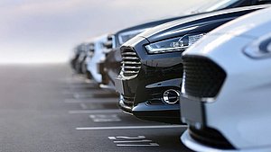 Reihe deutscher Autos