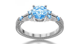 Ring mit Ruthenium beschichtet