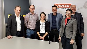  Peter Stecher, Ulrich Bachmann, Barbara Leitner, Christian Laucher, Veronika Rafelsberger und Bernhard Zangerl (v.li.), Adler