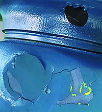 Delaminierte Beschichtung