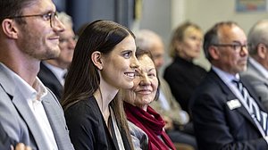Lara De Broeck bei Preisverleihung