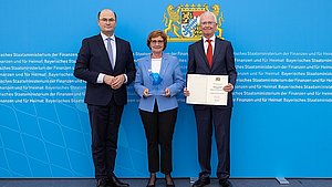 Albert Füracker, Dr. Heinrich Strunz, Dr. Dorothee Strunz