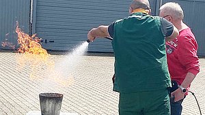 Brandschutz-Übung