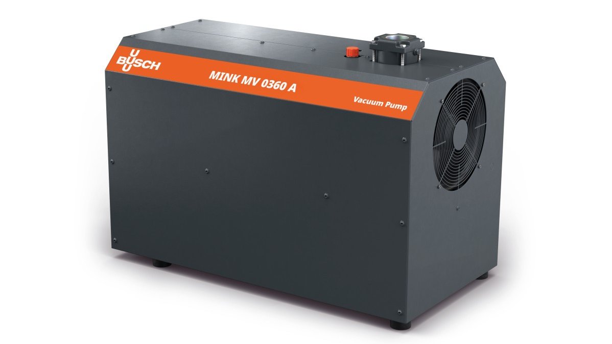 The Mink MV 0360 A Ecotorque is the world’s first claw vacuum pump with an IE5 permanent-magnet motor. 