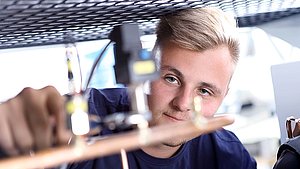 Servicetechniker im Einsatz