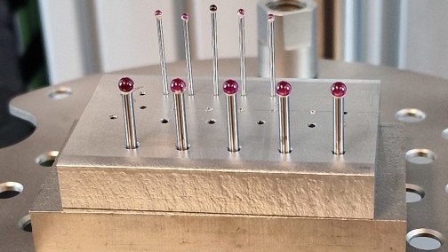 One example of an end product created through vacuum soldering: this measuring probe was manufactured on a vacuum soldering system.