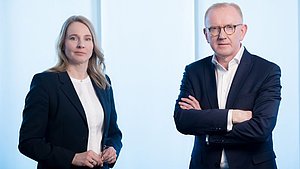 Natasche Sander, Michael Finger, Geschäftsführung technotrans