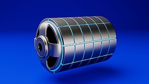 Magnete eines E-Motors werden mit hier mit dem Klebstoff Structalit 5859 (blau dargestellt) aufgeklebt