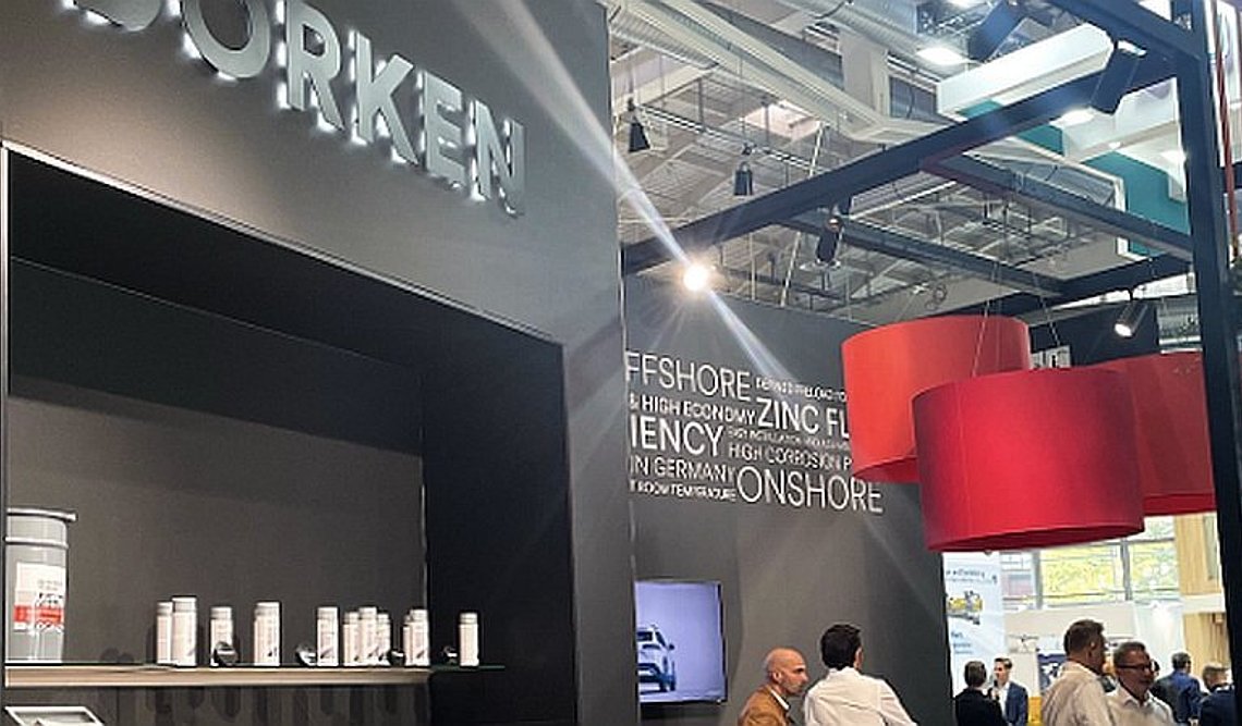 Messestand von Dörken auf der WindEnergy Hamburg 2026