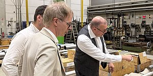 Sebastian Fiedler MdB bei der Anke Oberflächentechnik GmbH