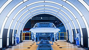 NIO ES8 – Aluminiumkarosserie mit BASF Coatings Oxsilan Dünnschicht-Vorbehandlung