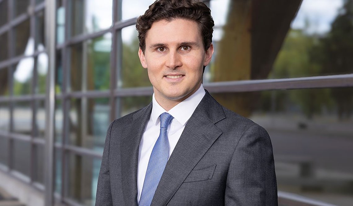 Bastian Siglreithmaier von der Deutschen Messe