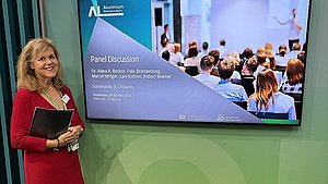 Dr. Alexa A. Becker auf Aluminium Conferenc