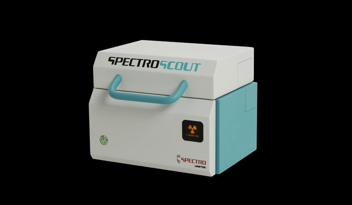 Das portable ED-RFA-Spektrometer Spectroscout kt von Spectro 