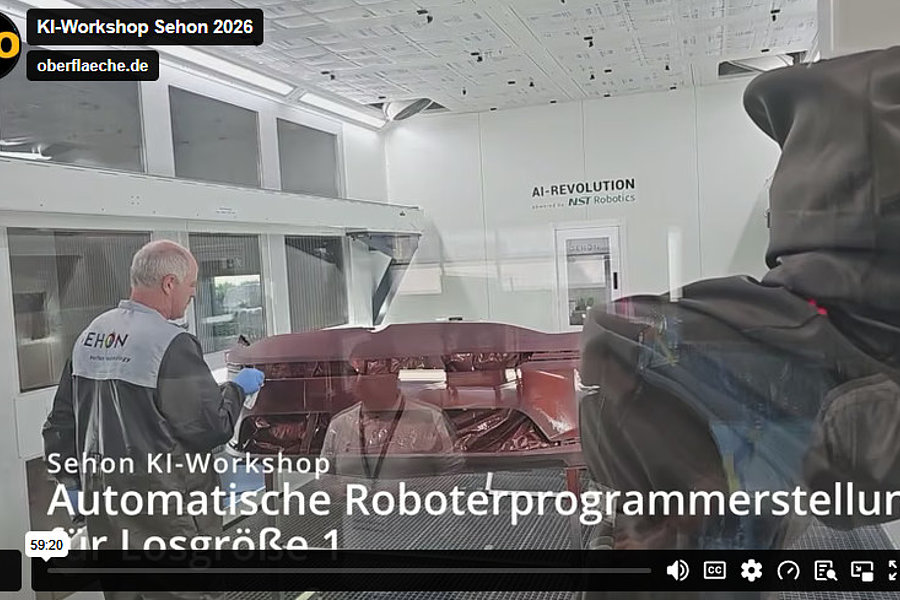 Roboterlackieren für Losgröße 1