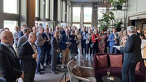 Networking bei der VOA-Abendveranstaltung