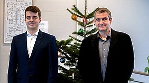 Florian Pantleon und Professor Dr. Andreas Bund