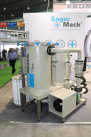 Foto der Filterstation Big Mack der Firma Sager + Mack