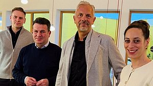 Nico Schreckenberg, Hubertus Heil, Marc Schreckenberg, Jessica Schnäker