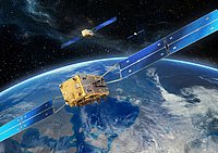 Satelliten im All