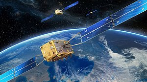 Satelliten im All