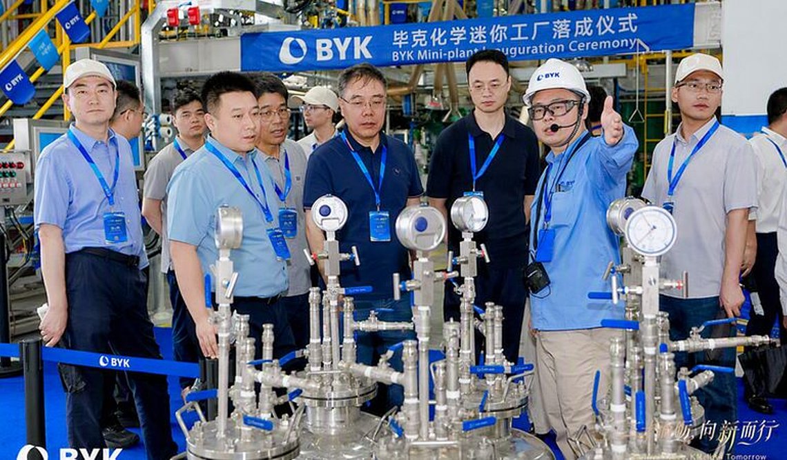 Die neue Mini-Plant von BYK in Shanghai
