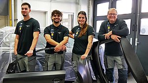 Training der Fahrzeuglackierer im Nora-Zentrum 
