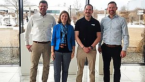 Héctor Bravo Ontiveros zu Besuch bei ViscoTec