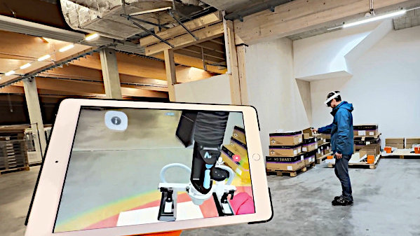 Dank Virtual Reality können geplante Vakuum-Handhabungsanlagen im realen Maßstab dargestellt und im Raum überprüft werden.