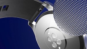 Verklebung Smartwatch-Sensor