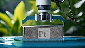 Umicore Platinbeschichtung ohne Einsatz von Flusssäure