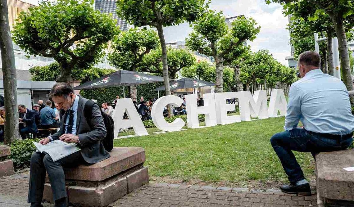 ACHEMA und Scan2Lead als digitales Lead-Tracking-Angebot für Aussteller